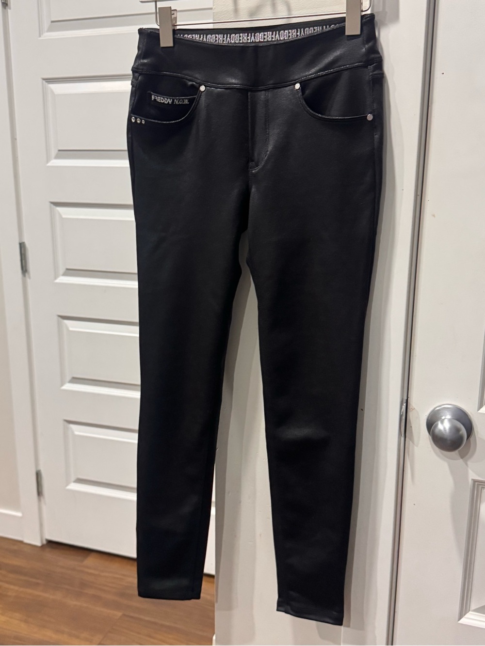 Freddy Black Skinny Faux Leather Women’s Jeans